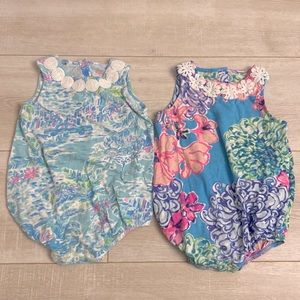 Two Lilly Pulitzer Onesie 6-12 M